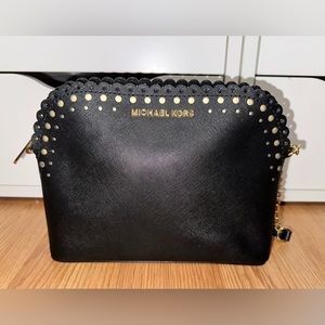 MICHAEL MICHAEL KORS Cindy Dome Scalloped Edge Crossbody Bag